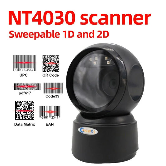 High-speed Barcode Scanner Image Platform Desktop Scanner 1D 2D QR code reader USB Omnidirectional