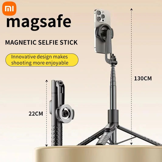 Xiaomi Magnetic Selfie Stick 1.24M Wireles Folding Telescopic Tripod for Android IPhone Smartphone with Remote Control