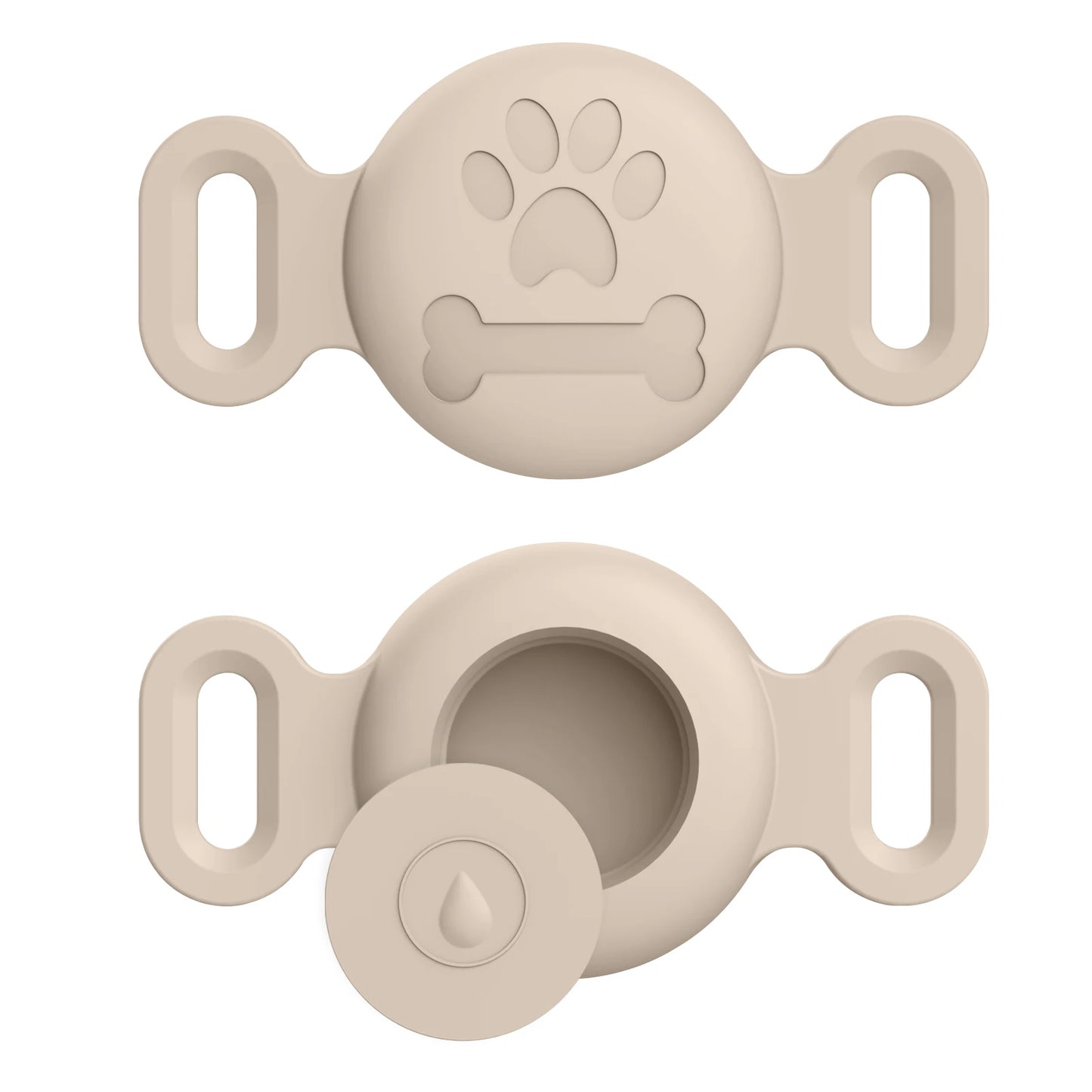 Silicone Engraved Cover For Apple Airtag Case Dog Cat Collar GPS Finder Protective Soft Case For Apple Air Tag Tracker Holder