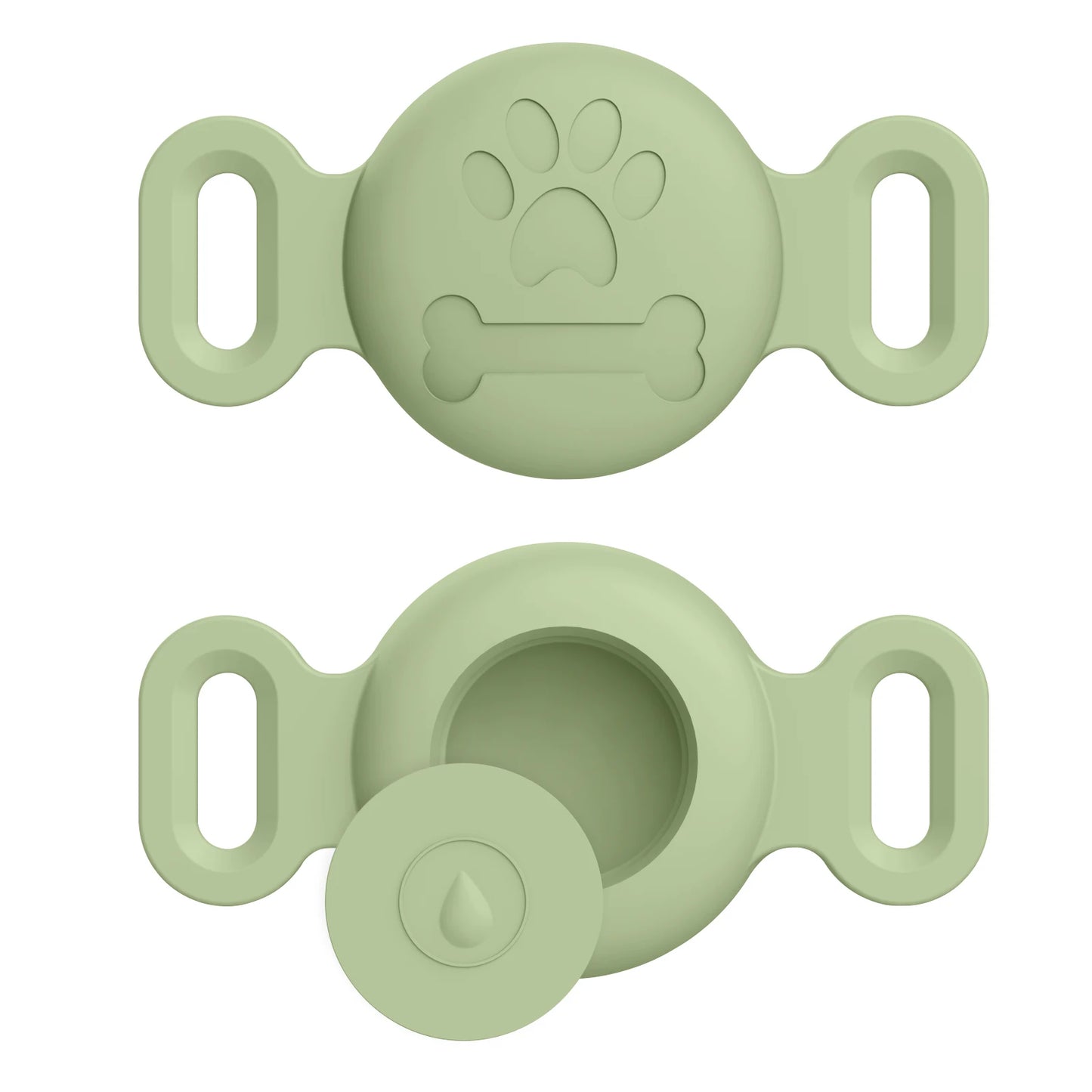 Silicone Engraved Cover For Apple Airtag Case Dog Cat Collar GPS Finder Protective Soft Case For Apple Air Tag Tracker Holder