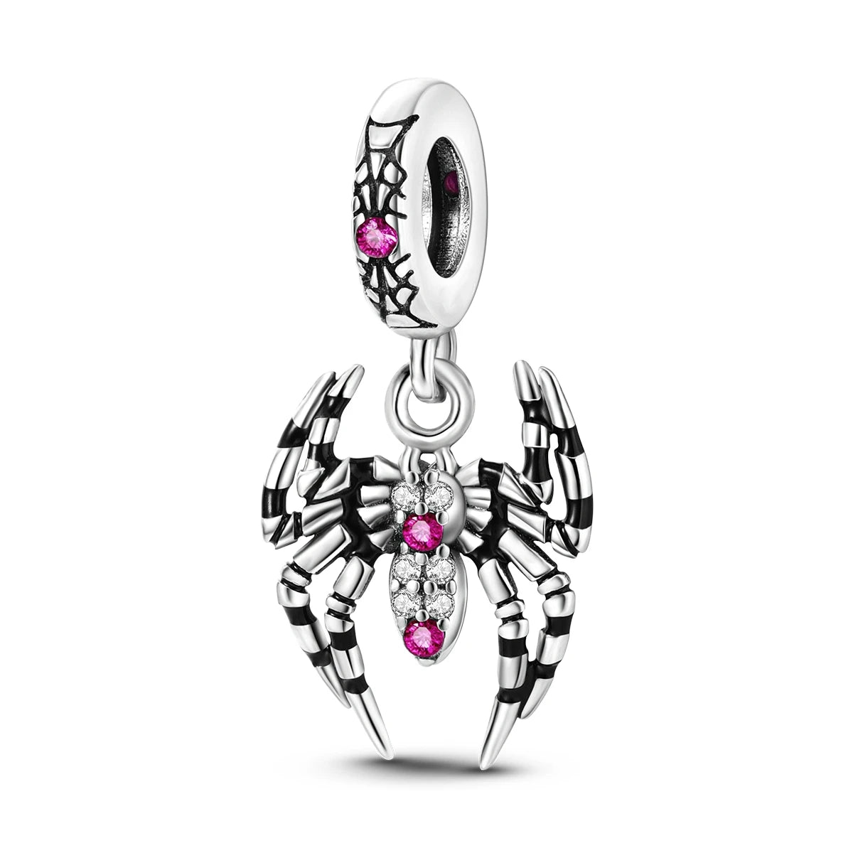 925 Silver Plated Firefly Pizza Cake Charms Fit Original Pandora Bracelet Making Fashion Jewelry