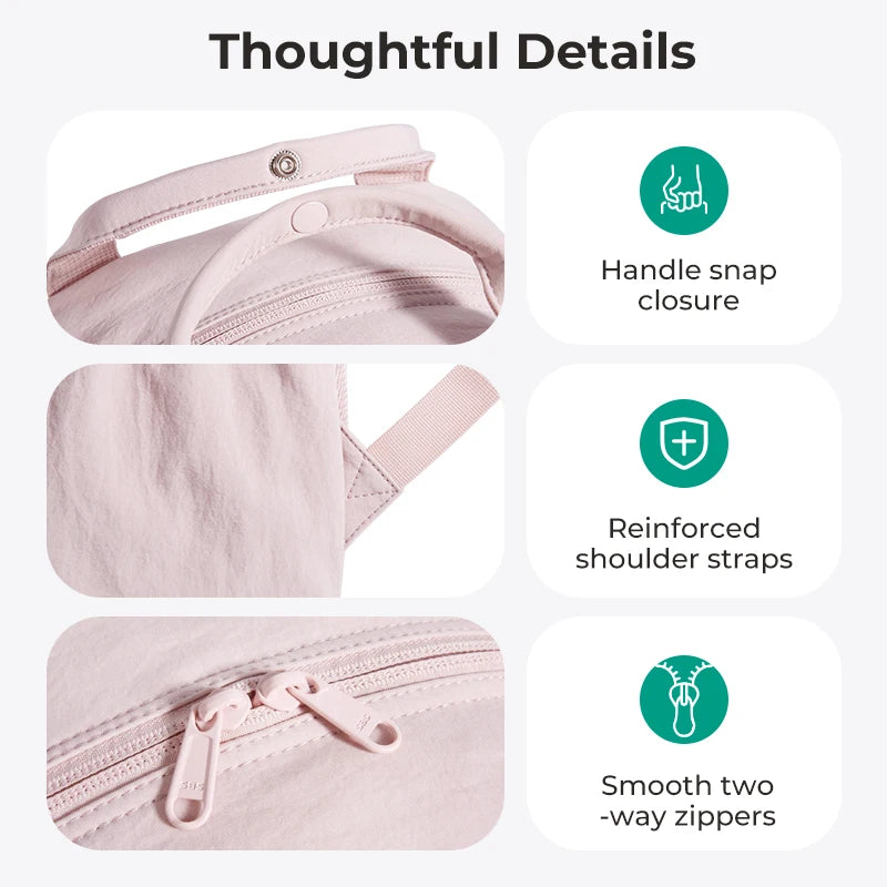 BAGSMART 14.3 in Laptop Backpack Large Capacity Business Briefcase Multi-Function Large Capacity Business Girls School Bag