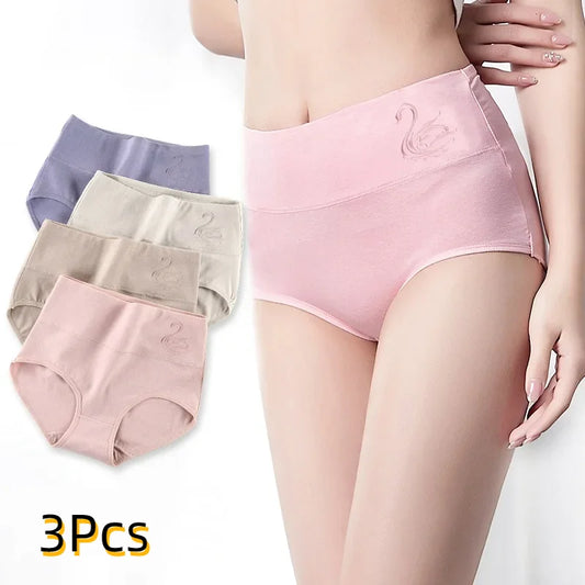 Cotton Panties Women's High Waist Underwear Abdominal Plus Size Briefs Girls Female Seamless Underpants Sexy Lingeries Soft Lady