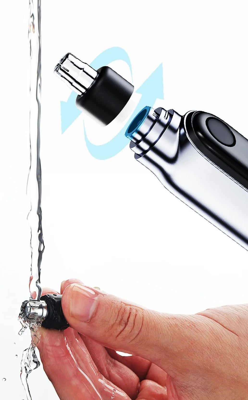 2024 New Xiaomi Mijia Nose Hair Trimmer USB Charging LED Display High Quality Electric Portable Men Mini Nose Hair Clipper