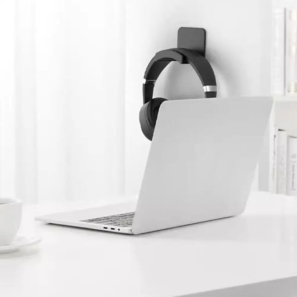 Universal Wall Mounted Headphone Stand Gaming Controller Holder Headset Display Rack Under Desk Hanger Hook For Earphone 1pc