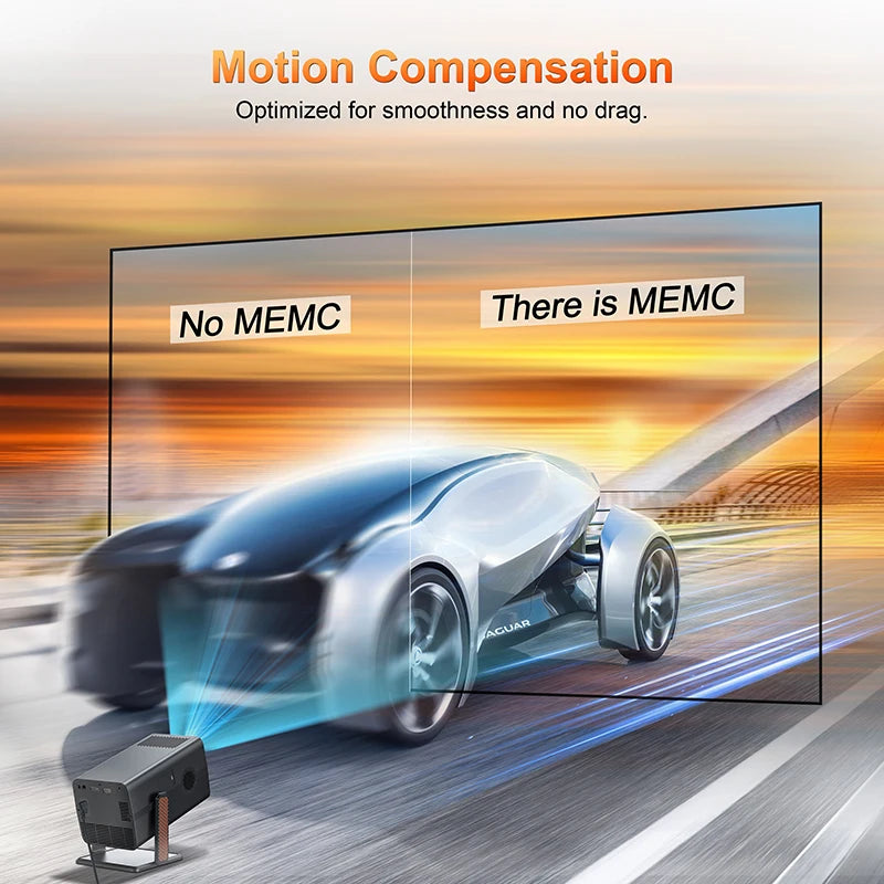 Xnano HM103-A Projector 4K Android 13 Dual WiFi5 300ANSI Amlogic T950S BT5.2 1920*1080P Home Theater Cinema Mini Projectors