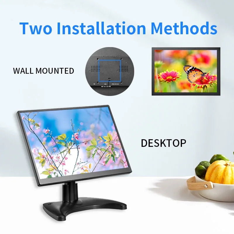 10.5 Inch CCTV Security Monitor 15:10 TFT LCD Screen 1920*1280 FHD Small TV Computer Display for PC CCTV With HDM VGA Interface