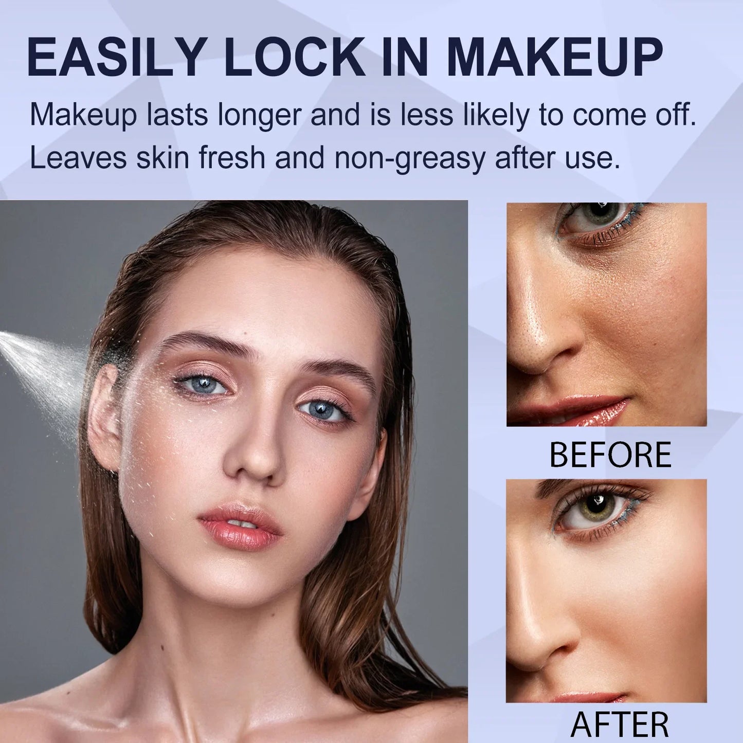 Setting Spray Moisturizing Lightweight Spray Make Up Primer Fixer Lotion Hydrate Oil-free Female Makeup Tools & Accessories