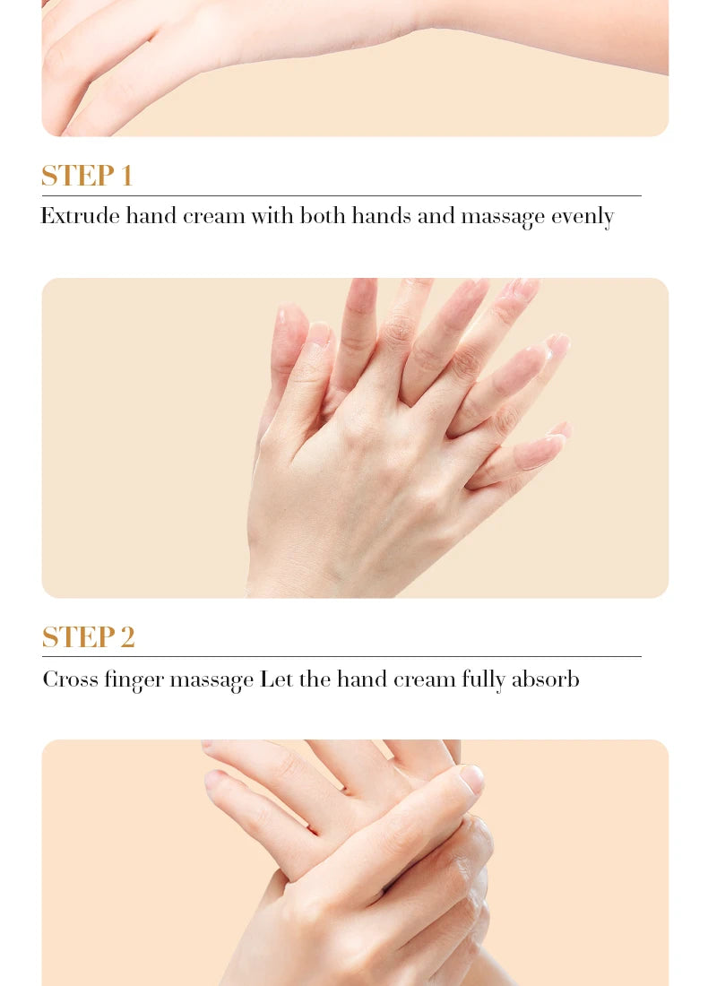 Collagen Anti-wrinkle Hand Cream Anti-drying Cracked Whitening Moisturizer Fade Fine Line Soft Smooth Repair Hand Foot Skin Care