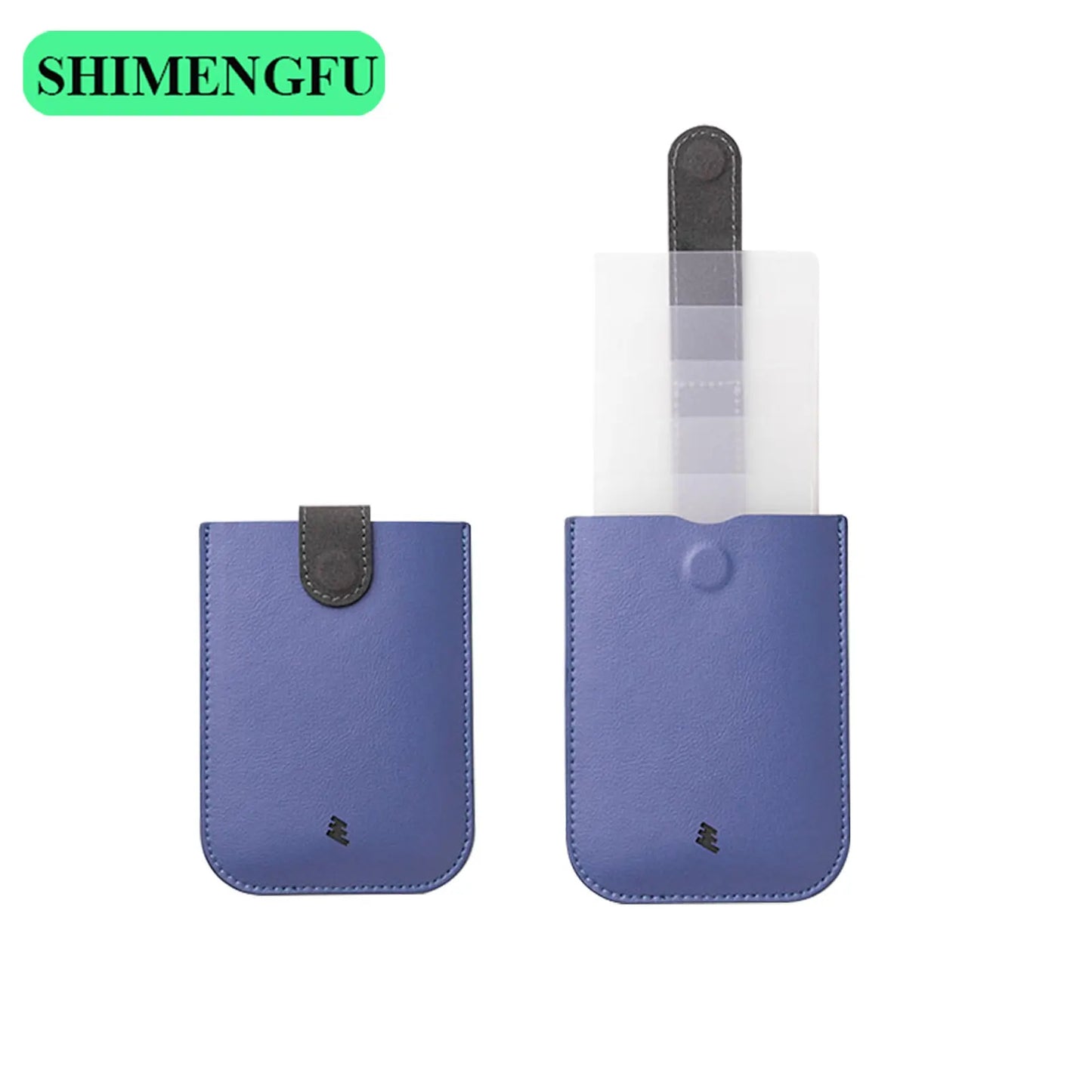 DAX V1 V2 V3 Leather Card Holder Mini Slim Portable Pulled Men Credit Card Wallet Color Gradient 5Card Money Purse Women Handbag