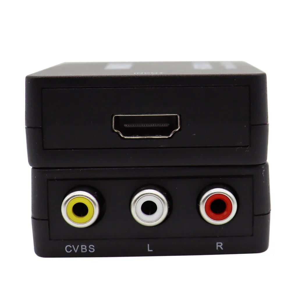 HD 1080P HDMI-compatible To RCA AV/CVBS Adapter Mini HDMI2AV Video Converter BOX For PS3 VCR DVD PALMTSC PC