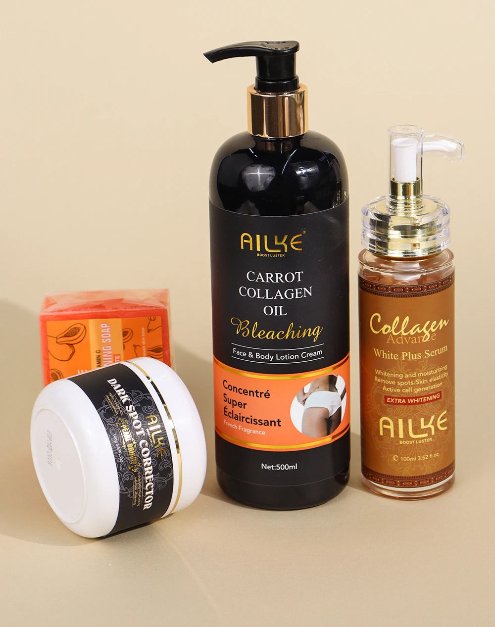 Brightening Body Lotion With Collagen, Carotene, Shea Butter, Moisturizing, Smoothing Increase Skin Radiance, For All Skin Types