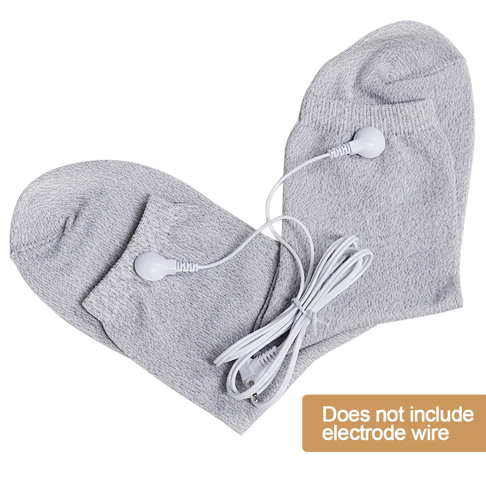 2 Way Electrode Wire Gloves 2.5mm Cable EMS Muscle Stimulator Electrode Pads TENS Unit Massage Machine Lead Wire Replacement