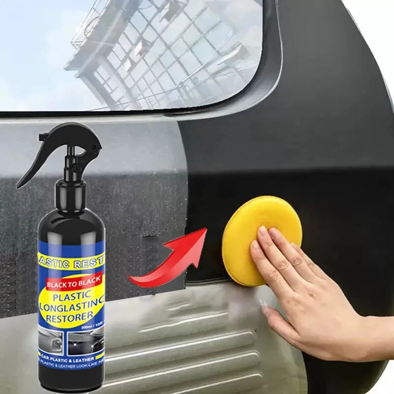 Car Plastic Restorer Back To Black Gloss Car Cleaning Products Plastic Leather Restore Auto Polish And Repair Coating Renovator