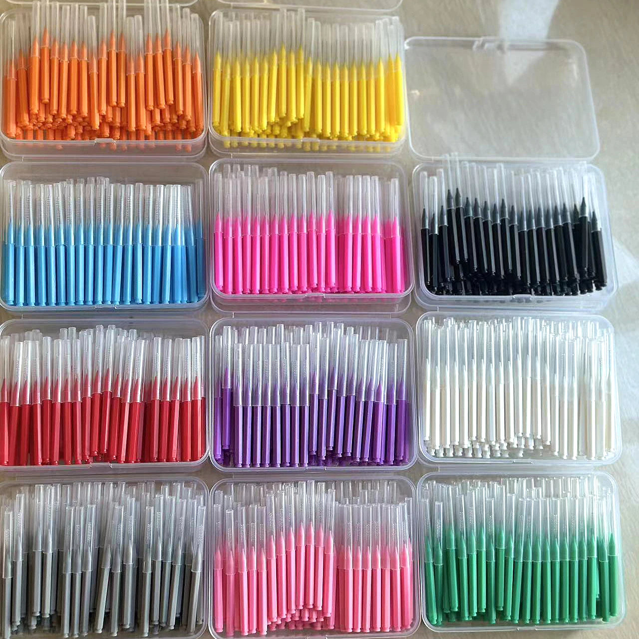 100Pcs/box Interdental Brushes Health Care Tooth Escova Interdental Cleaners Orthodontic Dental Teeth Brush Oral Hygiene Tool