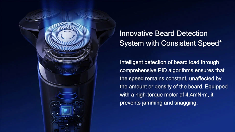 XIAOMI MIJIA Electric Shaver S700 Portable Flex Razor 3 Head Shaving IPX7 Waterproof Washable Beard Trimmer Trimer Cutter 30 Day