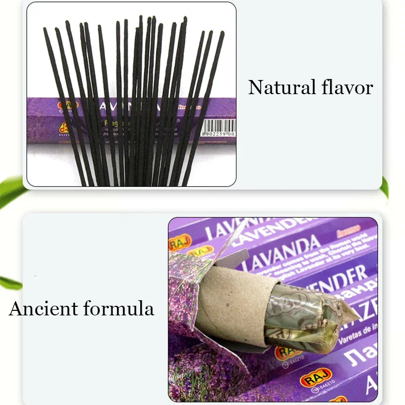 1 Box Natural Sandalwood Indian Incense Sticks 20sticks White Sage Jamine Scents for Home Fragrance Spa Meditaion Aromatherapy