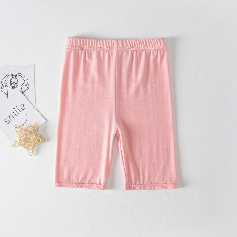 Girls Shorts Summer Capris for Kids Children Leggings Modal Anti Light Safety Pants for Baby Teenager Underwear Clothing 2024
