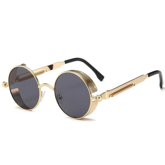 Clip On Sunglasses Men Steampunk Brand Design Women Fashion Glasses Vintage Retro Fashion Sunglasses Oculos UV400
