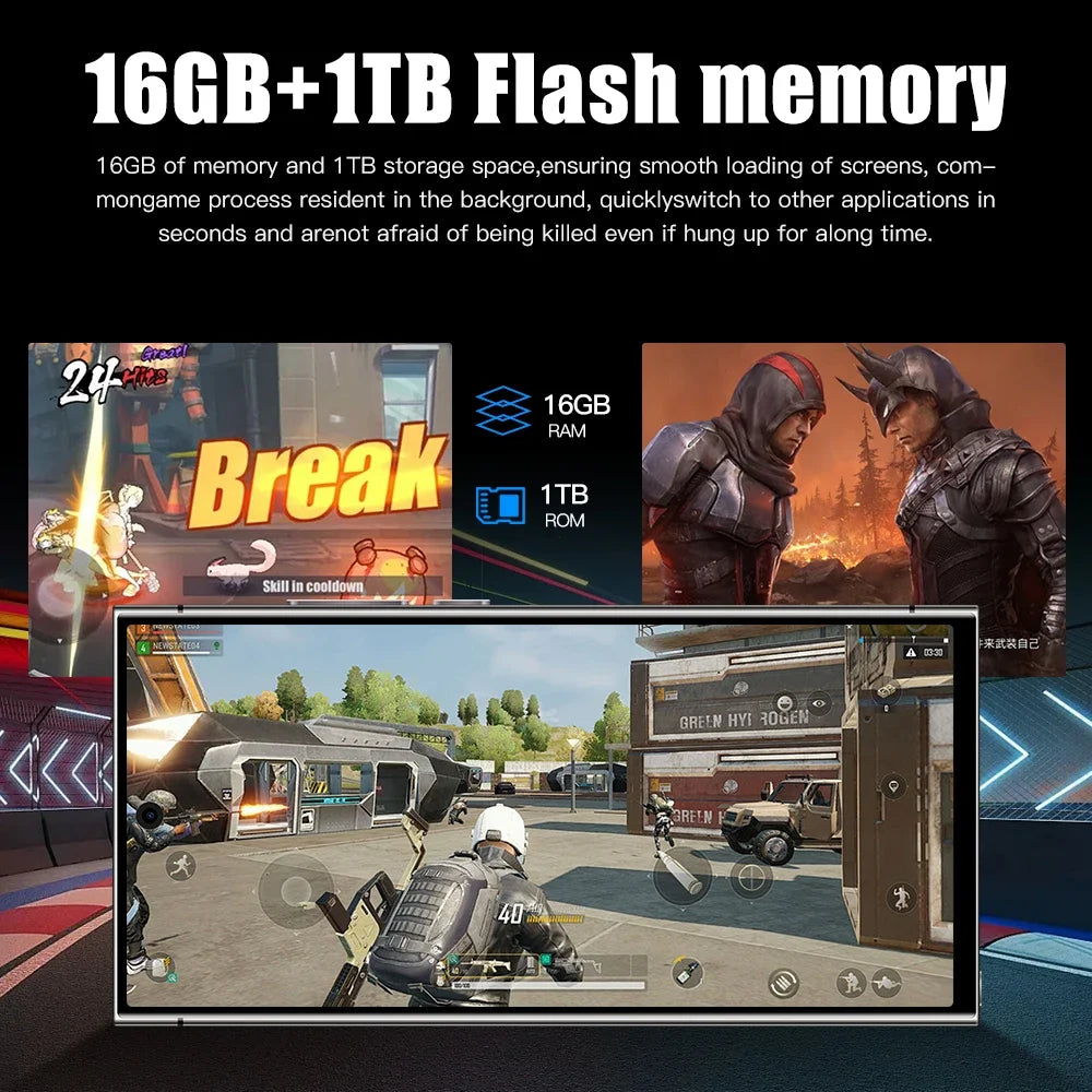 2025New S24 Ultra 7.3HD Cellphones Global Version 4G 5G Original Smartphone Dual SIM Android 14 Cell Phone 8000mAh Mobile Phones