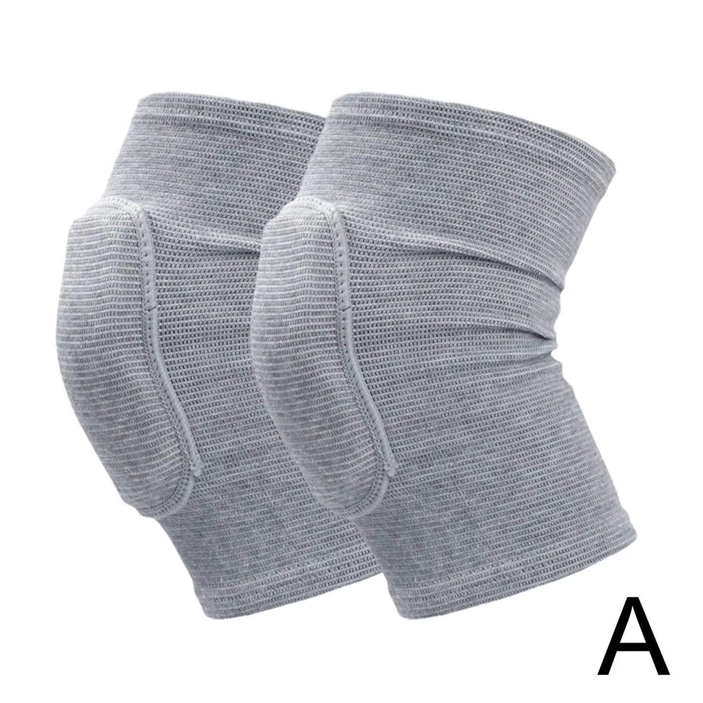 2pcs/set Sports Compression Knee Pads Elastic Knee Protector Thickened Sponge Knees Brace Support For Dancing Workout Training