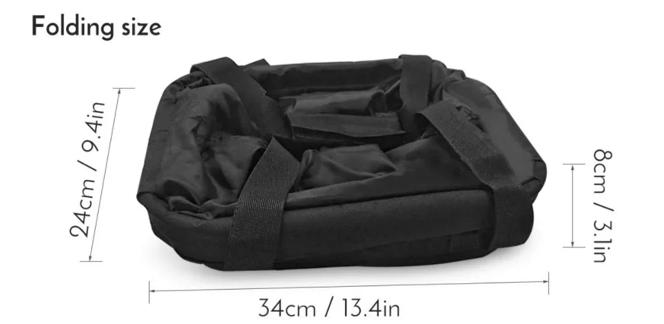 Bicycle Front Basket Bike Small Pet Dog Carry Pouch 2in1 Detachable MTB Cycling Handlebar Tube Hanging Fold Baggage Bag 5KG Load