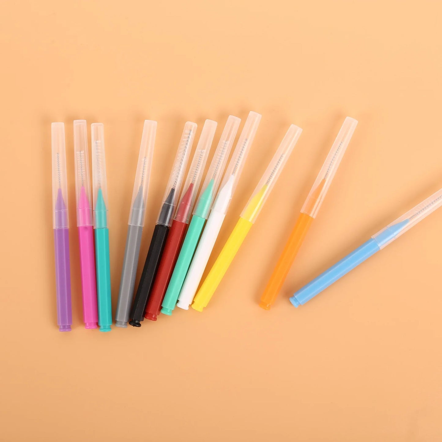 100Pcs/box Interdental Brushes Health Care Tooth Escova Interdental Cleaners Orthodontic Dental Teeth Brush Oral Hygiene Tool