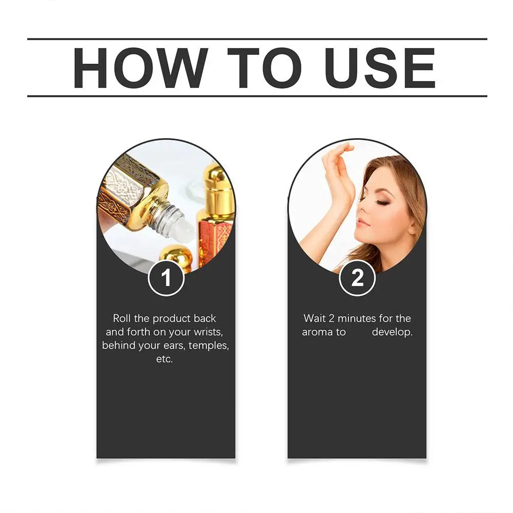 Arabian Perfume Men Charming Perfumes Women Long Lasting Personal Mist Oil Fragrance 4 Smells Stylish Perfume For Hair And Body