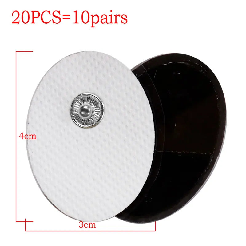 10/20PCS Electrode Pads Gel For Tens Acupuncture Physiotherapy Machine Slimming Pulse Ems Muscle Stimulator Massager Sticker