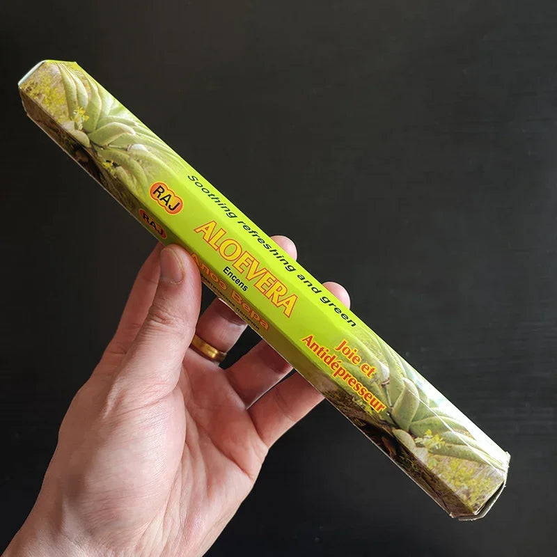 YXYMCF India Sandalwood Incense Sticks Meditation Lavender Sage Palo Santo Tibetan Line Incense Aromatherapy Lasting Fragrance