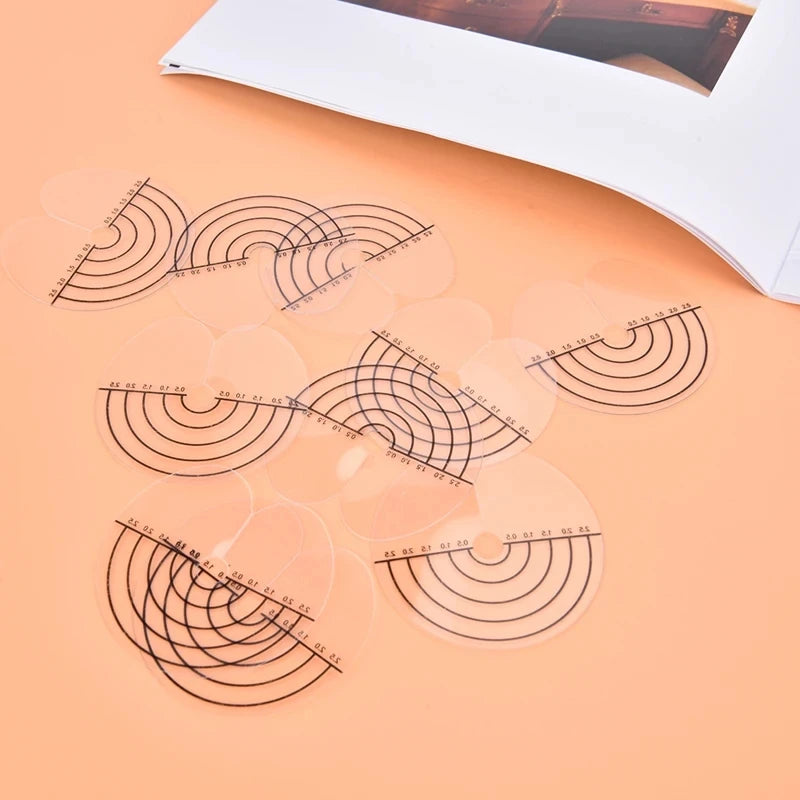 10pcs Fashion Easy Tools Heat Scalp Protector Shields For Hair Extension Useful Styling Tools Hair Heat Fusion Template Disk