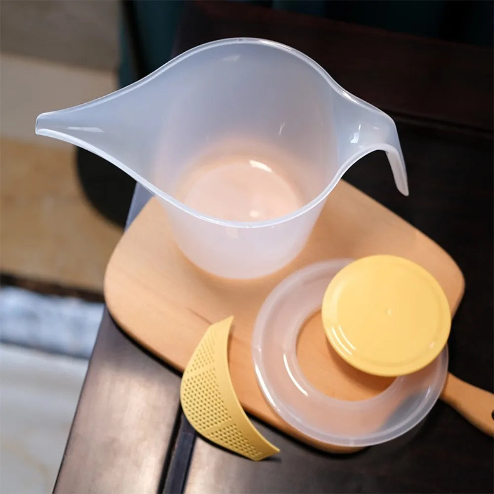 1500ml Measuring Cup Kitchen Baking Mixing Cup Scaled Filter Thicken Tip Mouth Liquid Measuring Tool
