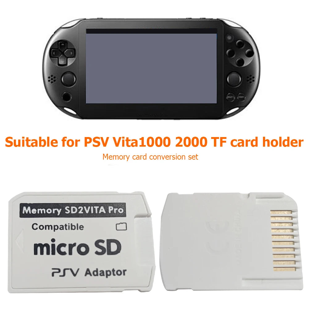SD2VITA Version 6.0  Memory Card Adapter for PS Vita Henkaku 3.65 Micro-Secure Digital Memory Card Holder Game Accessories
