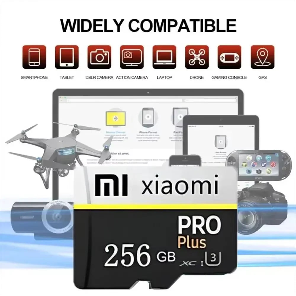 Xiaomi SD Memory Card 2TB 1TB Class 10 High Speed Micro TF Card 1TB 512GB For Nintendo Switch PC Smart phone SD Card 128GB 256GB