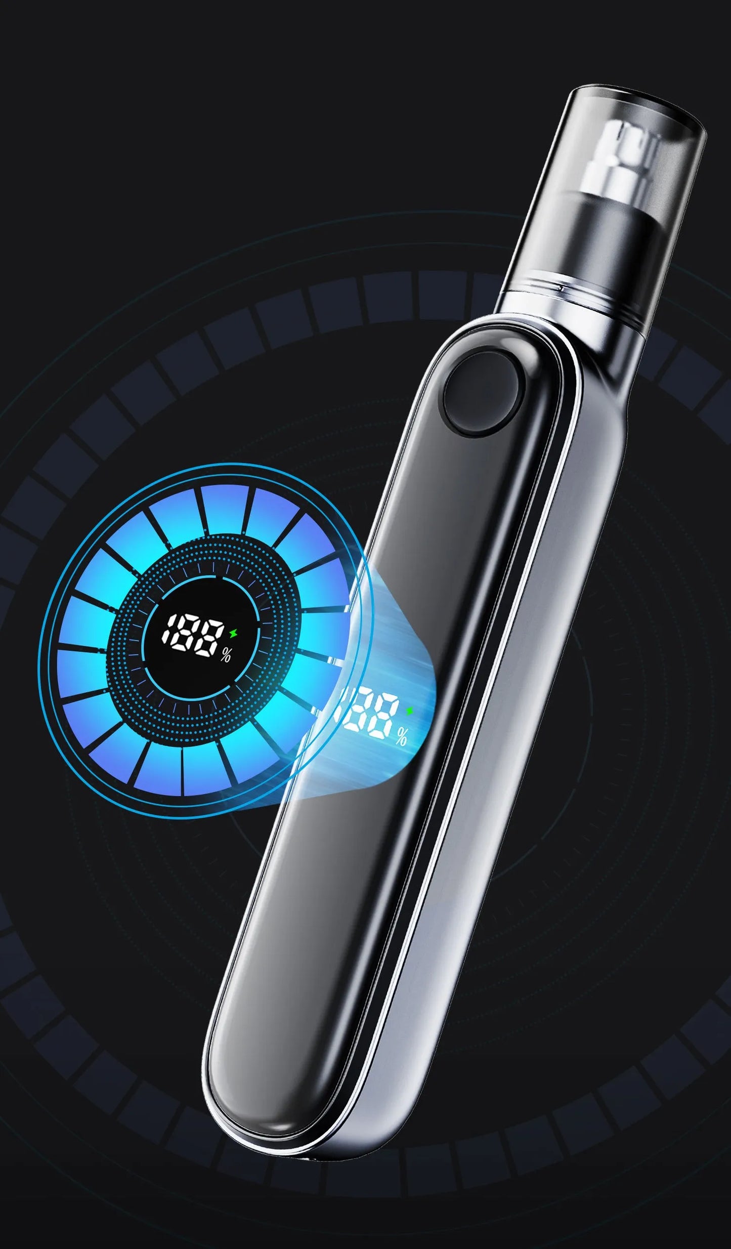 2024 New Xiaomi Mijia Nose Hair Trimmer USB Charging LED Display High Quality Electric Portable Men Mini Nose Hair Clipper