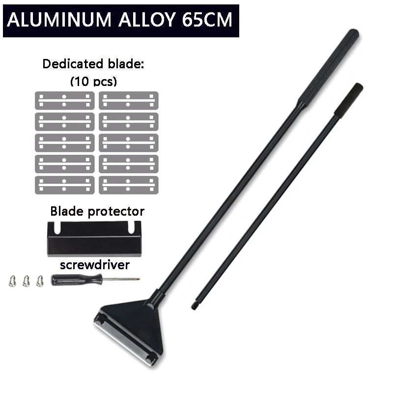 ZRDR Stainless Steel Aquarium Fish Tank Algae Scraper Blade Aquatic Water Live Plant Grass Cleaning Multi-Tool Cleaner Kit Set