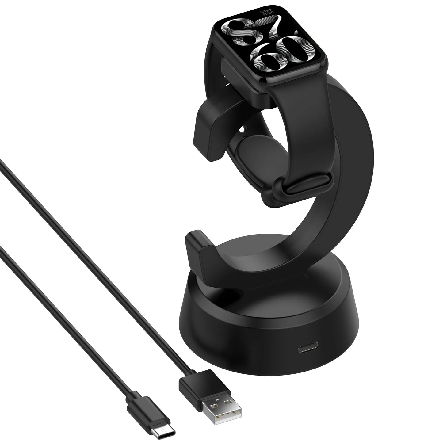 Charger Dock for Xiaomi Band 8 pro/ Smart Mi Band 9 & Redmi Band 2/3/ Watch 4 Smartwatch Charging Stand with 3.3ft USB Cable