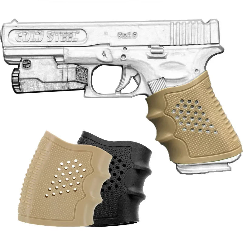 Glove Cover Sleeve Anti Slip For Most Of Glock 17 19 Handgun Hunting Accessories Tactical Pistol Rubber Grip Holster Magazine