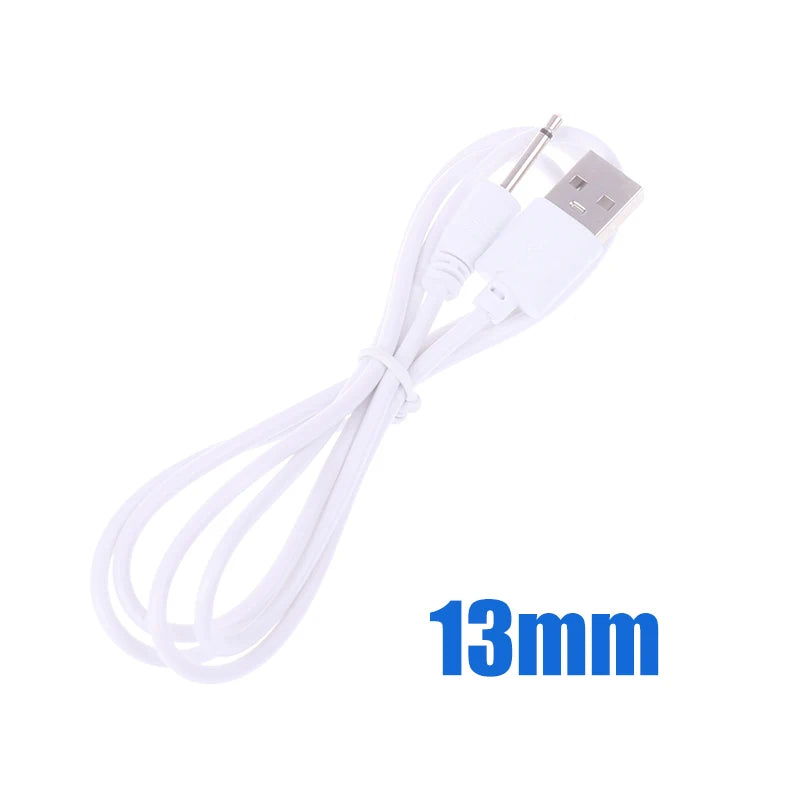 1pcs USB DC 2.5 Vibrator Charger Cable Audio Power Cord For Rechargeable Vibrators Massagers Accessories USB Power Supply