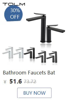 TOLM Chrome White Basin Faucet Deck Mounted Waterfall Bathroom Vessel Sink Mixer Tap Single Handle Hot Cold Water Tap