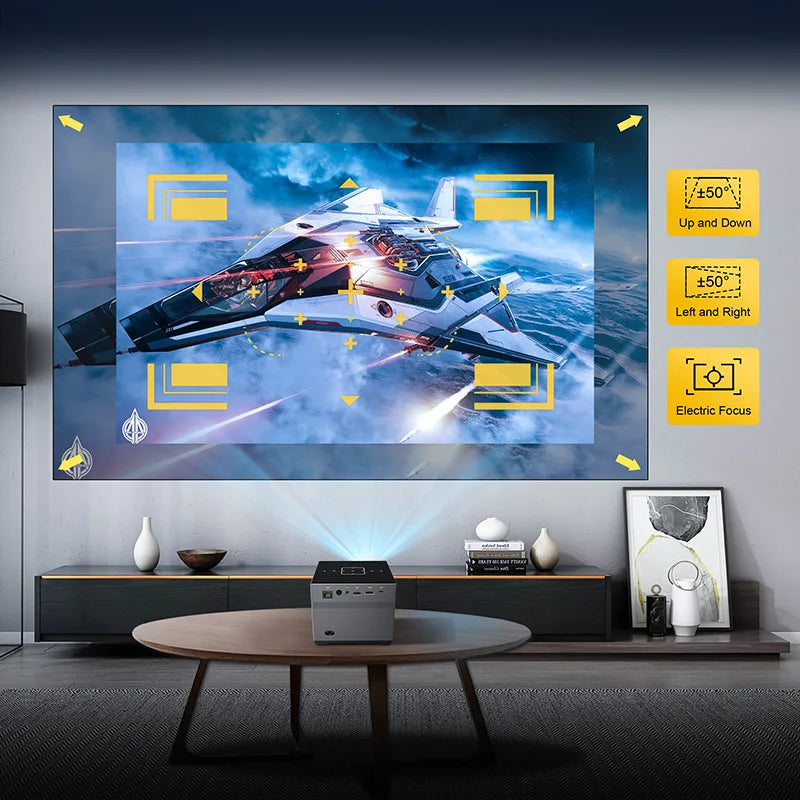 Xnano Mini Portable Projector 4K Full HD 1080P Native X3 FHD Beam 8K Video Android Projector Movie Home Theater Sound System