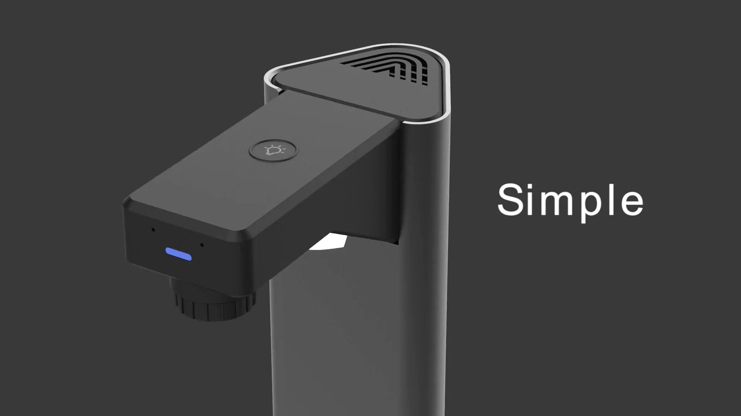 VIISAN DL8 Document Scanner USB Book Scanner OCR Auto-Flatten & Deskew, 13MP Document Camera for Desktop/Laptop Size A3