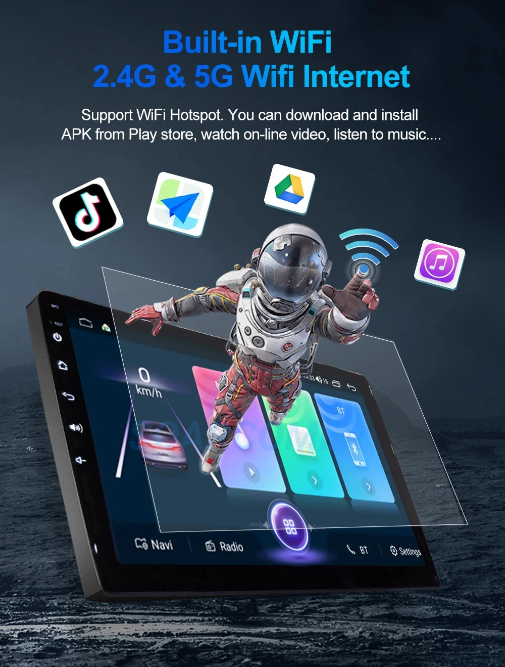 Android 14 Carplay Auto Car Radio For Renault Duster 2015 2016 2017 2018 2019 2020 Multimidia Video Player GPS 4G+WIFI Stereo BT