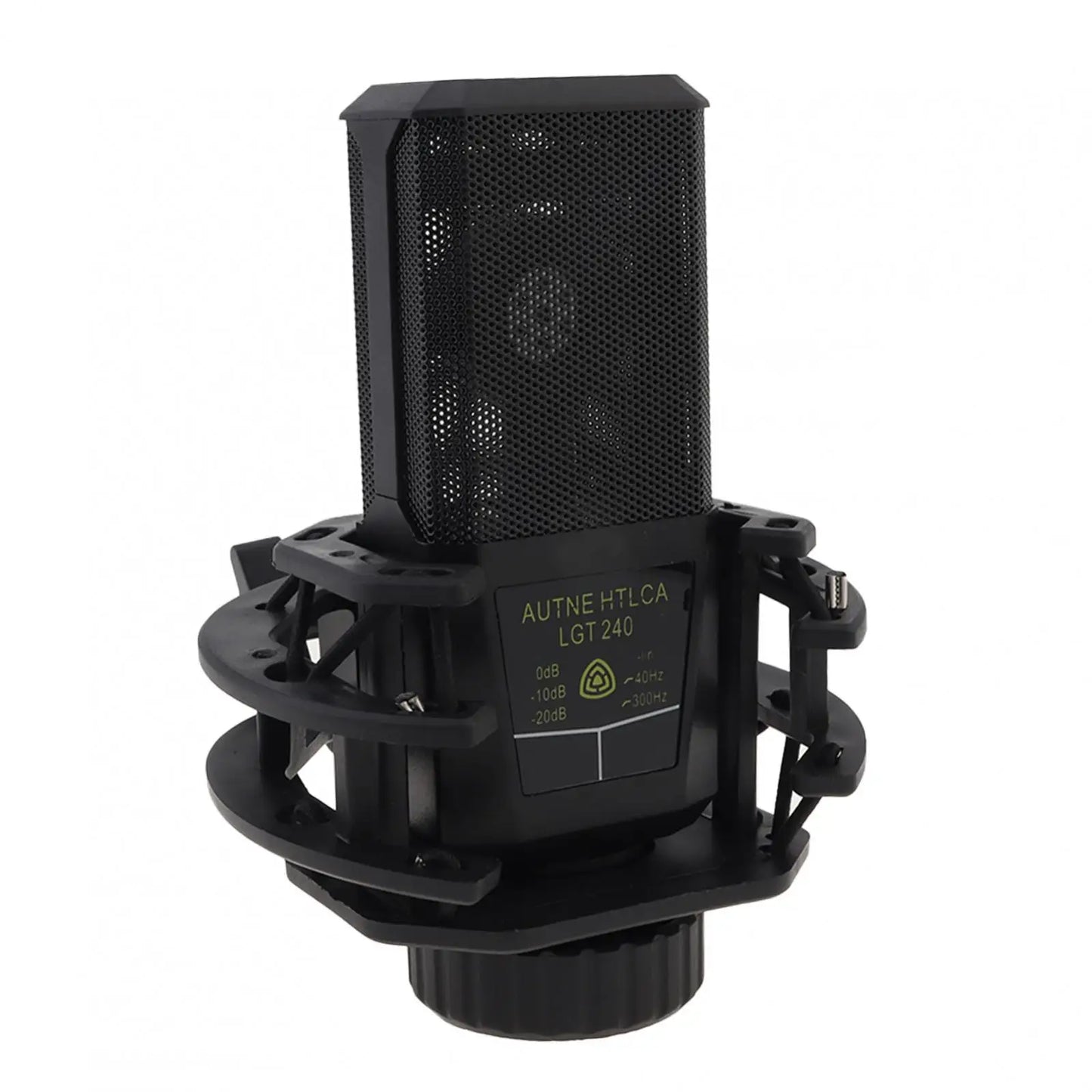 3.5mm Interface Condenser Microphone LGT240 Professional Large Diaphragm Square Computer Mobile Phone K Song Live  Mic