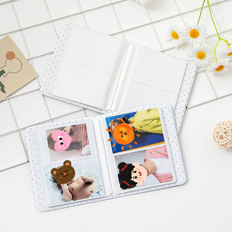 3 inch 64 Pockets For Polaroid Photo Album Mini Instant Picture Case Storage For Fujifilm Instax Mini Film 8 Korea Instax Album