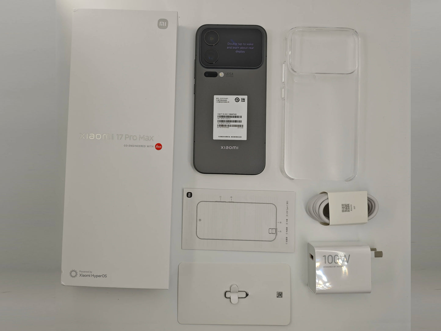 CN Version Xiaomi 17 Pro Max Smartphone 6.9" Display Snapdragon 8 Elite Gen5 7500mAh Battery 100W Hyper Charge Dual Screen