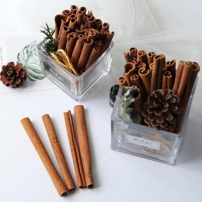 Natural Organic Cinnamon Sticks, Aromatherapy Supplies, Real Plant, Living Room, Bedroom, Home, Drop Shipping, 5 Pcs per Pack
