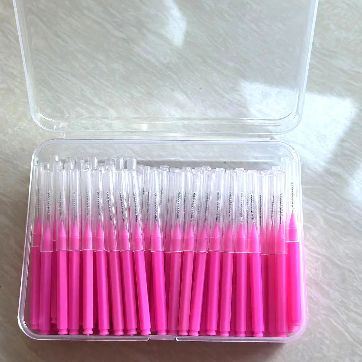 100Pcs/box Interdental Brushes Health Care Tooth Escova Interdental Cleaners Orthodontic Dental Teeth Brush Oral Hygiene Tool