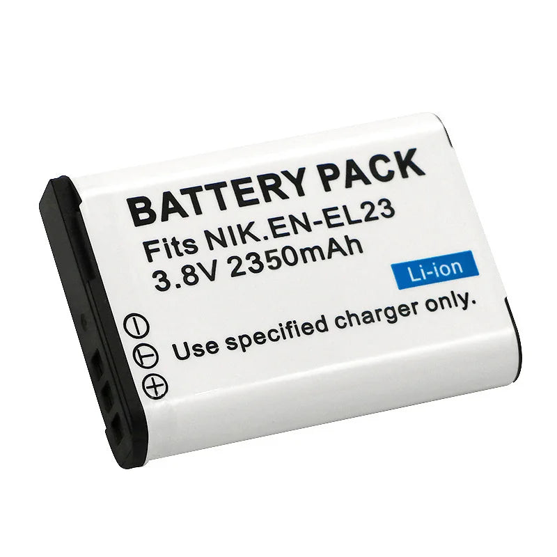 2350mAh EN-EL23 EN EL23 Battery + LED Charger for Nikon Coolpix B700 P610s P600 P900s S810c P610 P900 For Nikon EL23 Camera