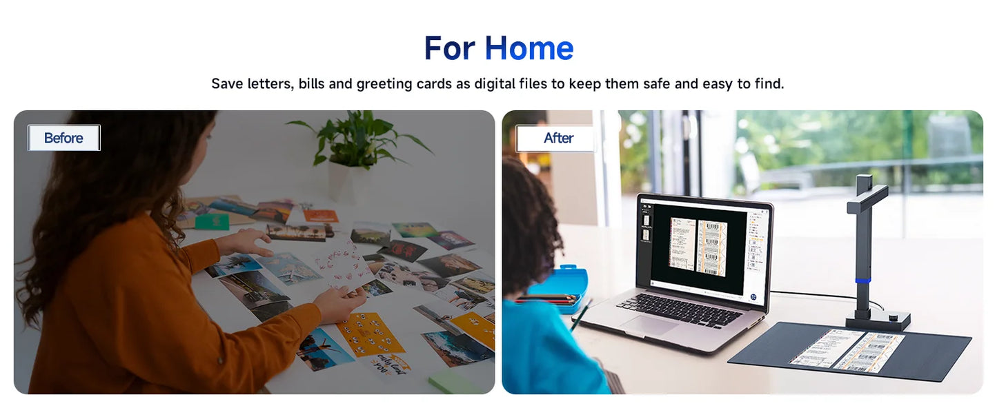 CZUR Shine Ultra Portable 13MP Book Scanner Flatten Curve Technology Capture Max A3 Document Fast Scan for Office Library School